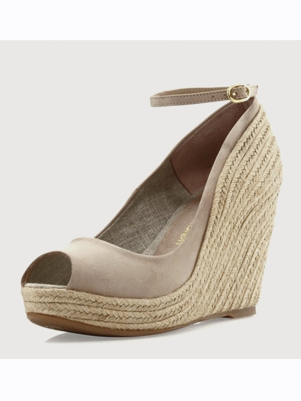 Jean-Michel Cazabat Espadrille Wedge Peep-Toe Platform Pumps